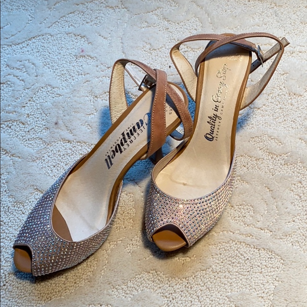 Jeweled Jeffery Campbell heels